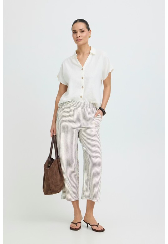 BYFALAKKA Pants Rainy Day Stripe / Nature