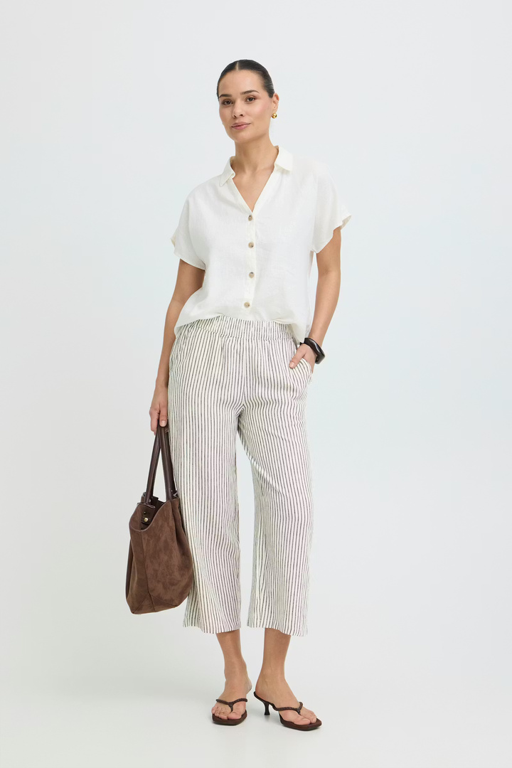 BYFALAKKA Pants Rainy Day Stripe / Nature
