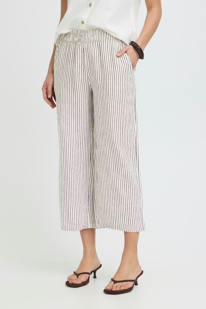 BYFALAKKA Pants Rainy Day Stripe / Nature