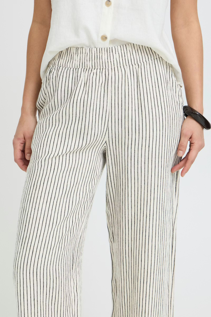 BYFALAKKA Pants Rainy Day Stripe / Nature