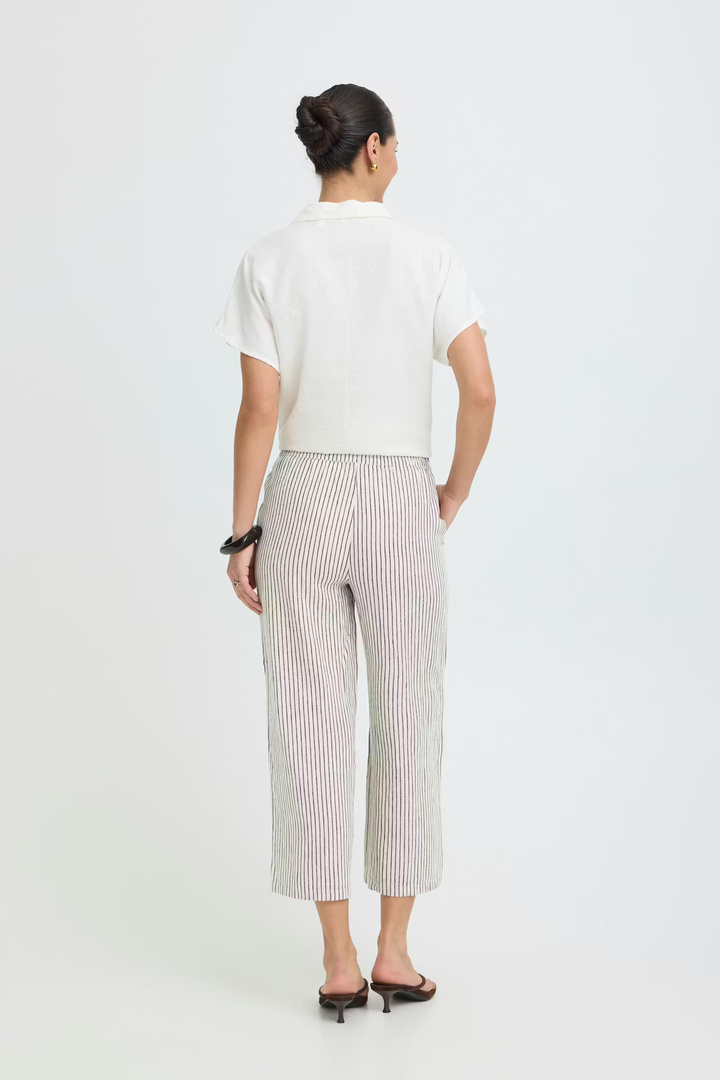 BYFALAKKA Pants Rainy Day Stripe / Nature