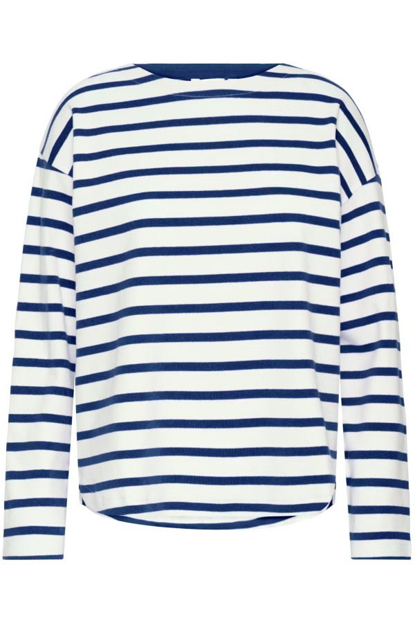 BYRAMSI Pullover MEDIEVAL BLUE STRIPE
