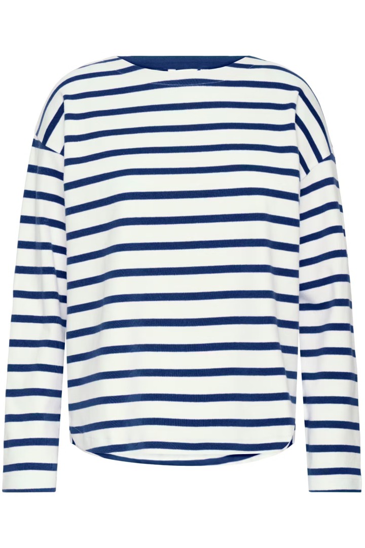 BYRAMSI Pullover MEDIEVAL BLUE STRIPE