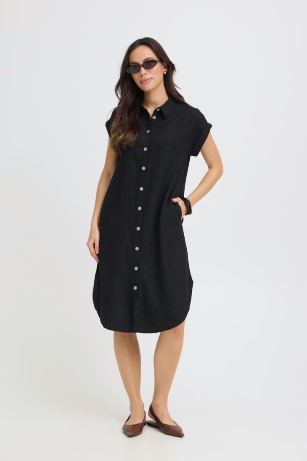 BYFALAKKA Dress Meteorite / Black