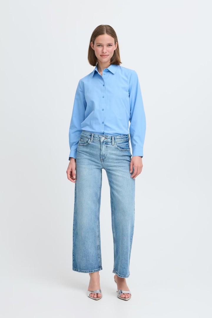 BYKYJLA Jeans Mid Blue Denim