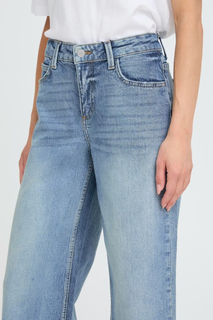 BYKYJLA Jeans Mid Blue Denim