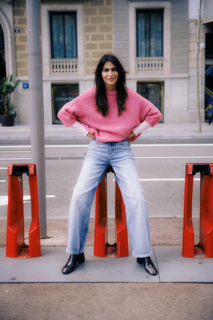 BYKYJLA Jeans Mid Blue Denim