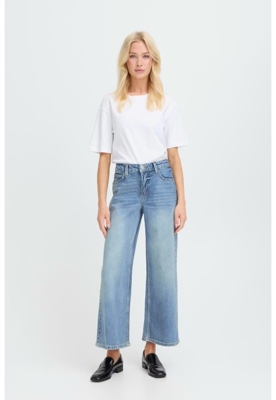 BYKYJLA Jeans Mid Blue Denim