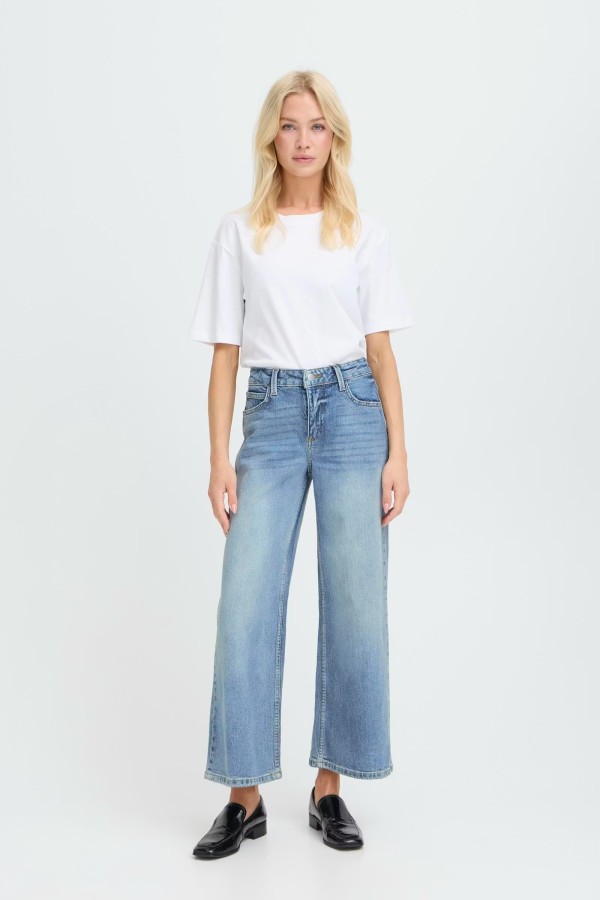 BYKYJLA Jeans Mid Blue Denim