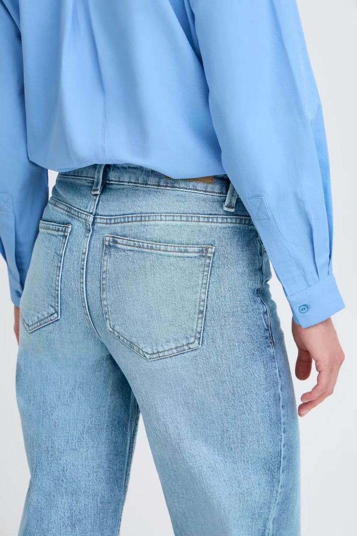 BYKYJLA Jeans Mid Blue Denim