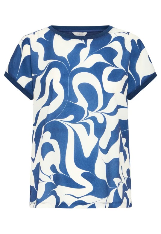 BYPANYA T-shirt MEDIEVAL BLUE SWIRLS