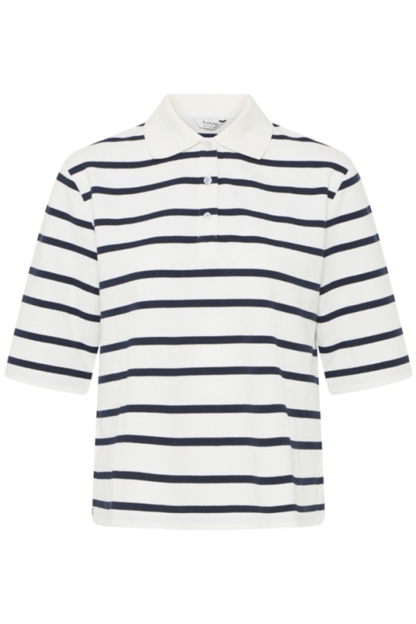 BYPELDA Pique DARK SAPPHIRE STRIPE