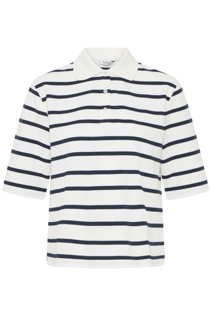 BYPELDA Pique DARK SAPPHIRE STRIPE