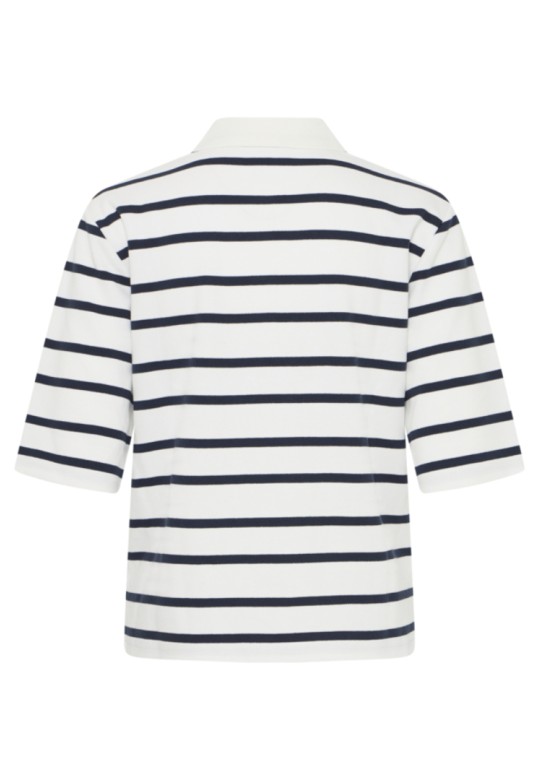BYPELDA Pique DARK SAPPHIRE STRIPE