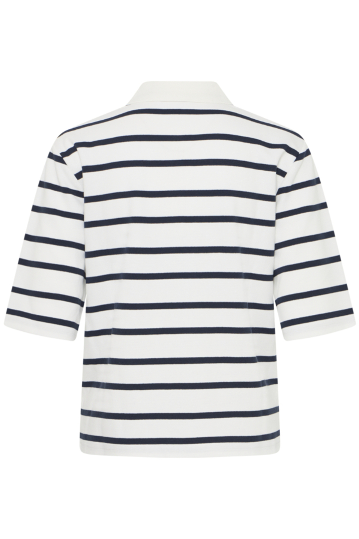 BYPELDA Pique DARK SAPPHIRE STRIPE