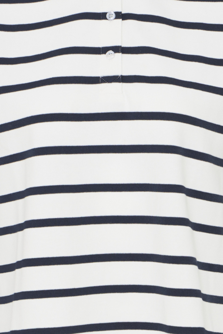 BYPELDA Pique DARK SAPPHIRE STRIPE