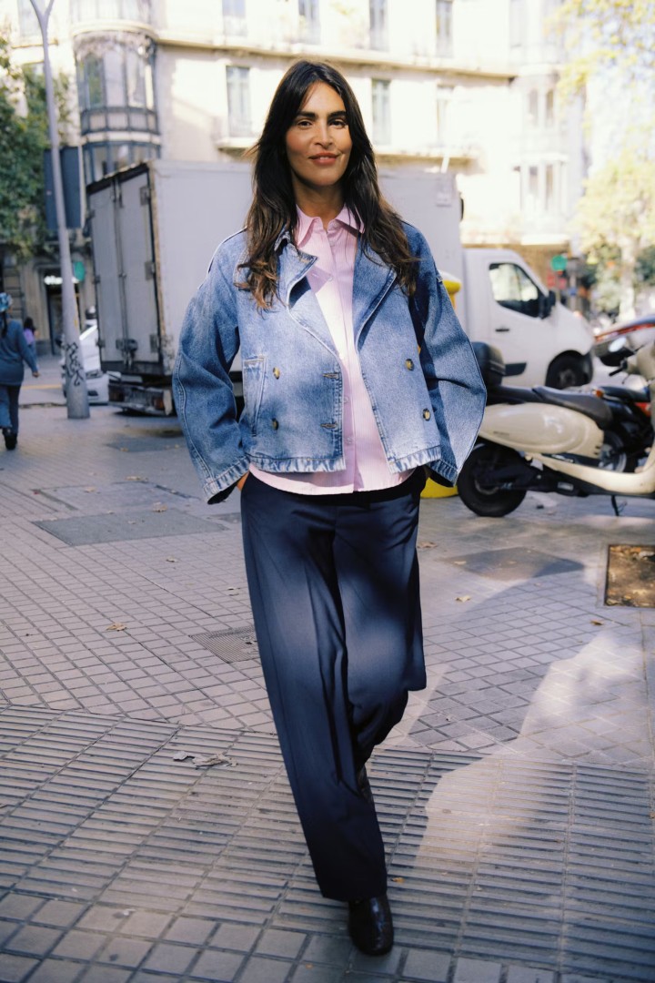 BYCITAN Casual jacket Mid Blue Denim