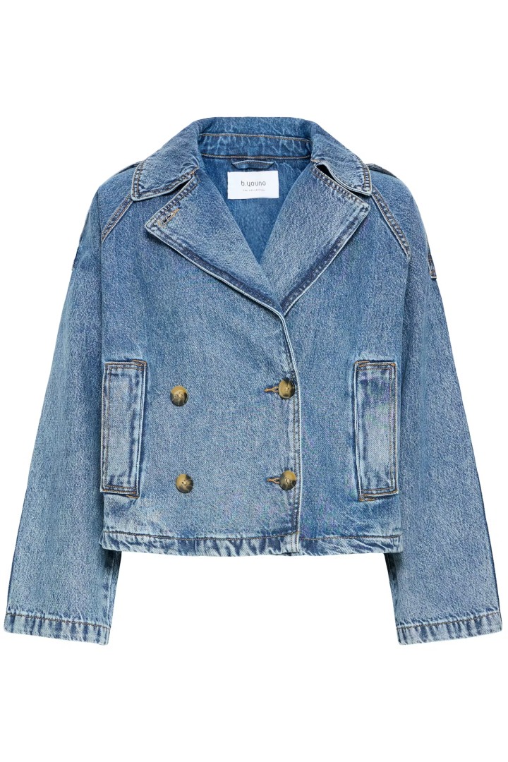 BYCITAN Casual jacket Mid Blue Denim