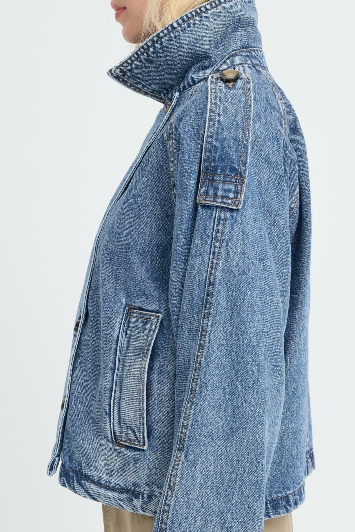 BYCITAN Casual jacket Mid Blue Denim
