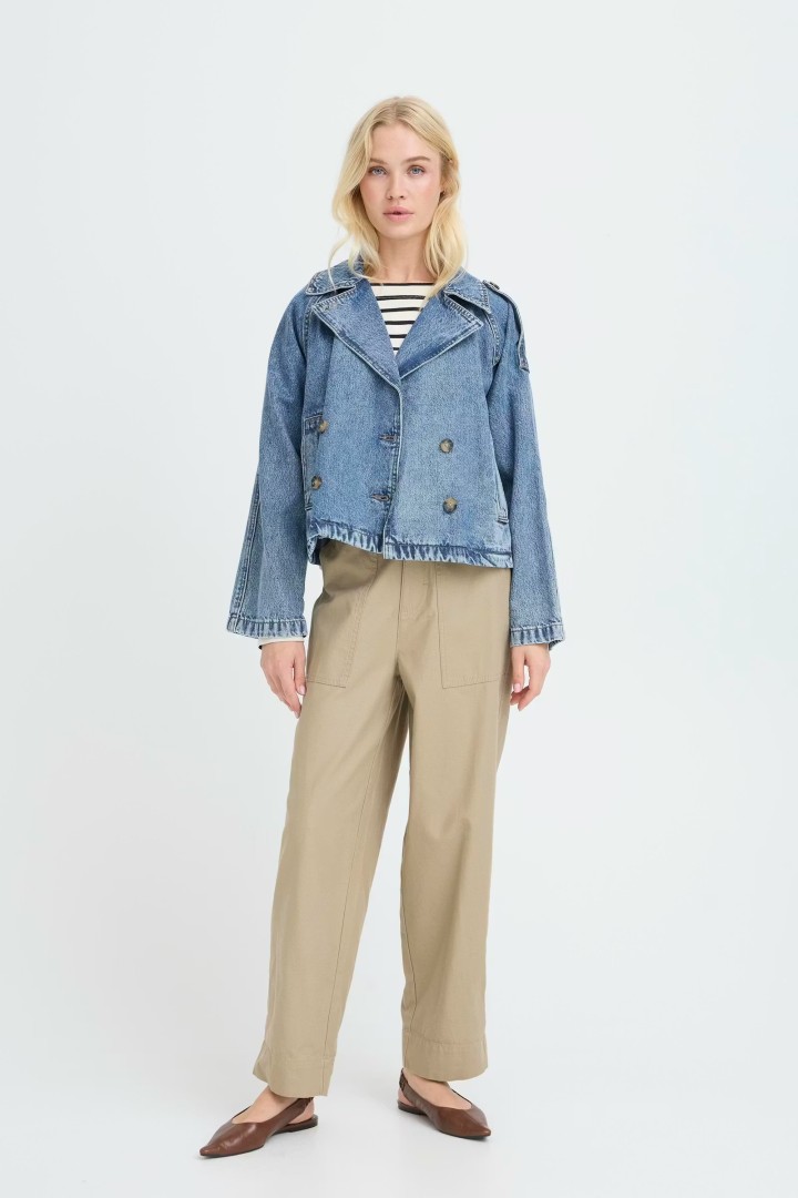 BYCITAN Casual jacket Mid Blue Denim