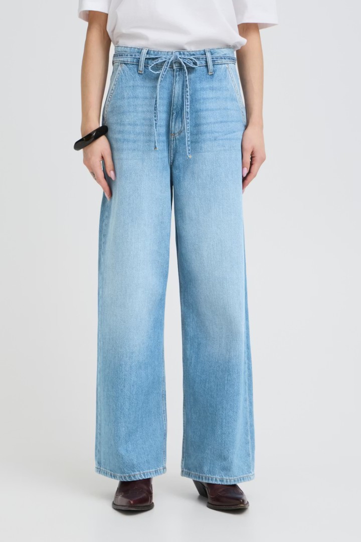 BYKIMU Jeans Mid Blue Denim
