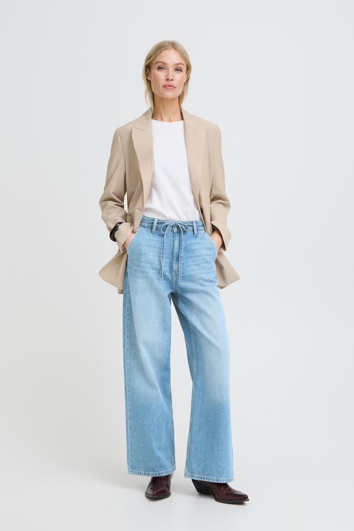 BYKIMU Jeans Mid Blue Denim