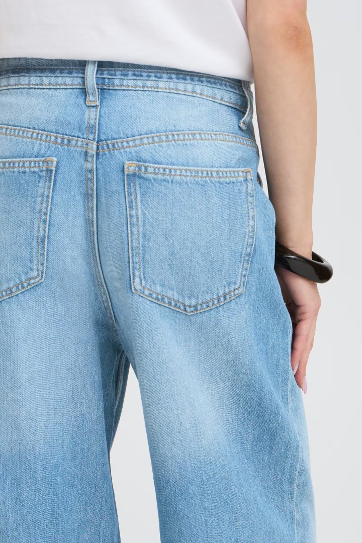 BYKIMU Jeans Mid Blue Denim