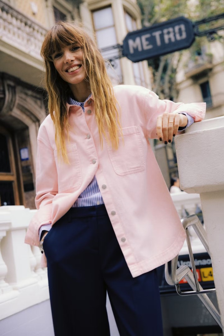 BYKAINNO Shirt Parfait Pink