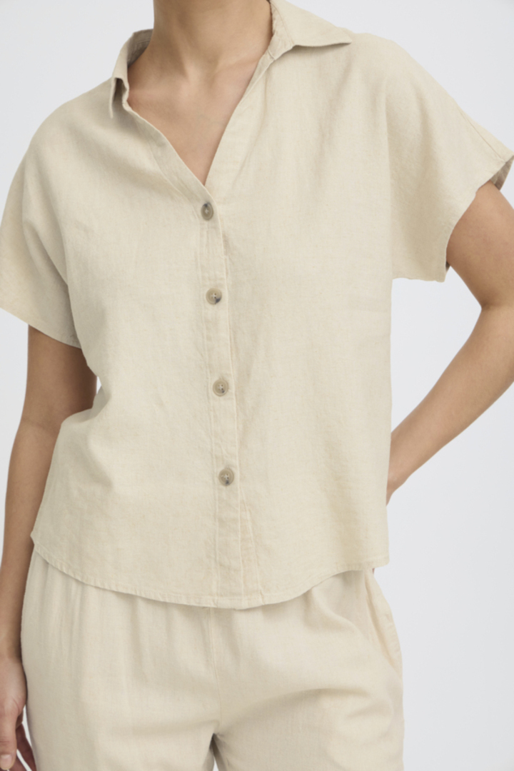 BYFALAKKA Shirt Rainy Day Melange / Nature