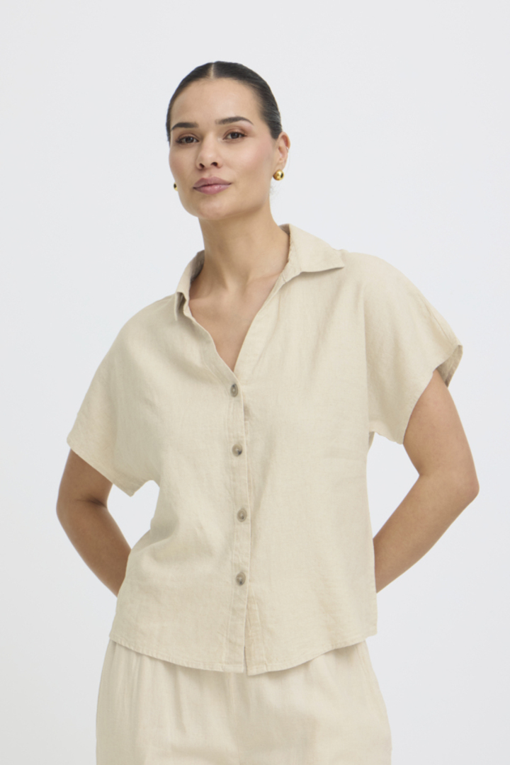 BYFALAKKA Shirt Rainy Day Melange / Nature