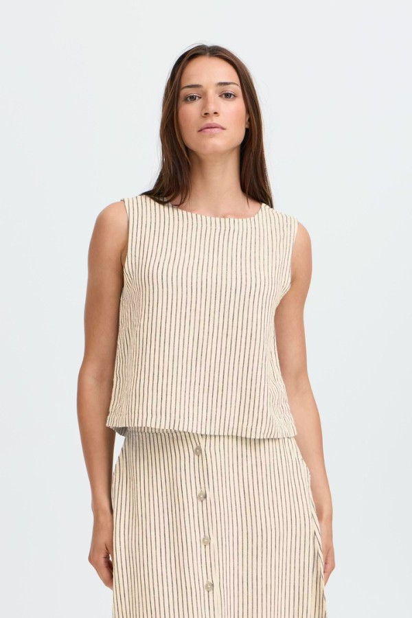 BYFALAKKA Blouse Rainy Day Stripe / Nature