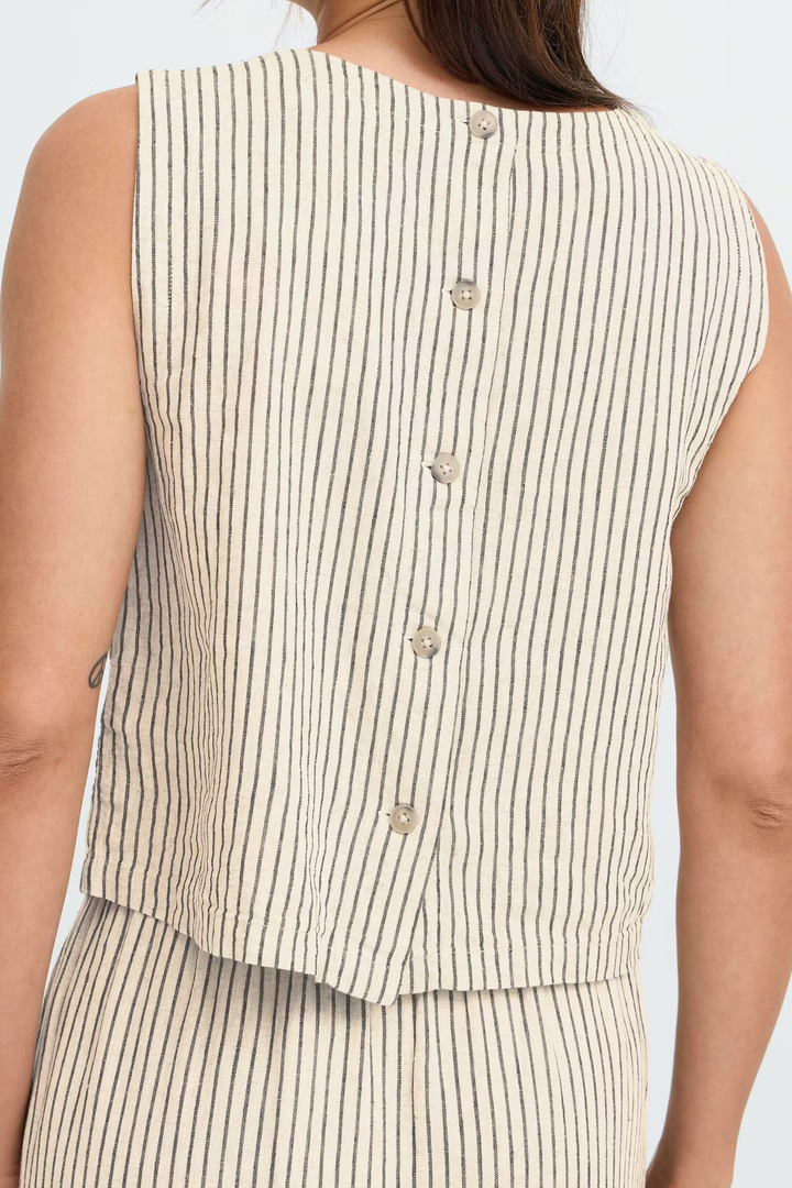 BYFALAKKA Blouse Rainy Day Stripe / Nature