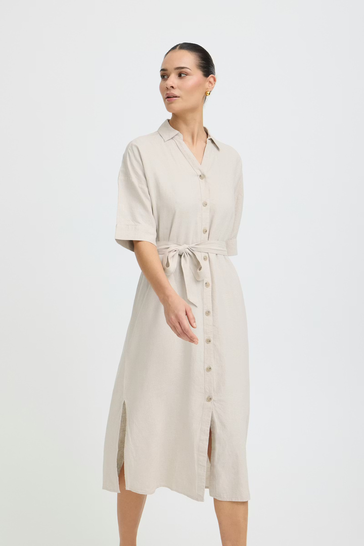 BYFALAKKA Dress Rainy Day Melange / Nature