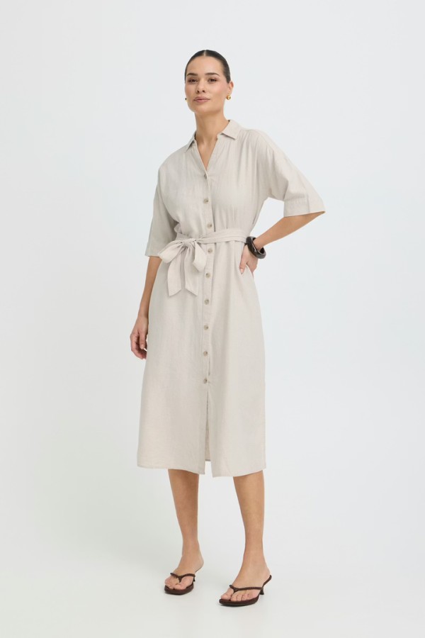 BYFALAKKA Dress Rainy Day Melange / Nature