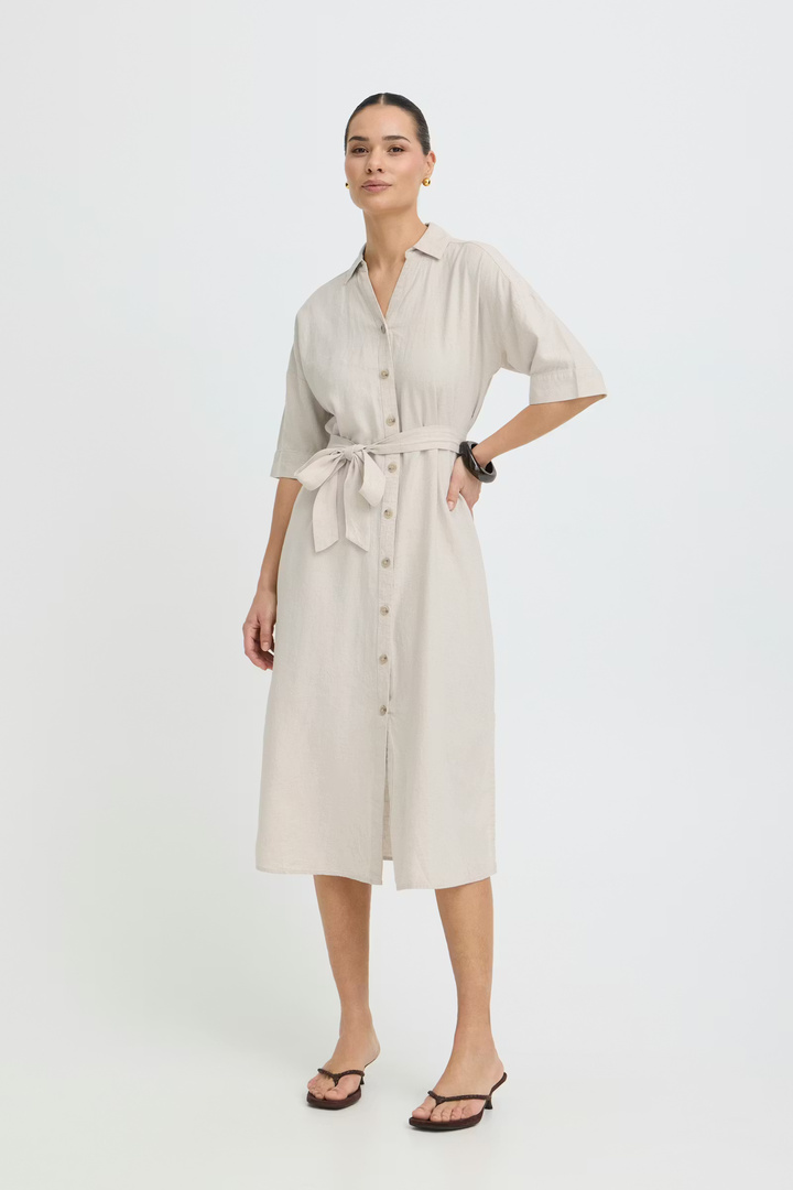 BYFALAKKA Dress Rainy Day Melange / Nature