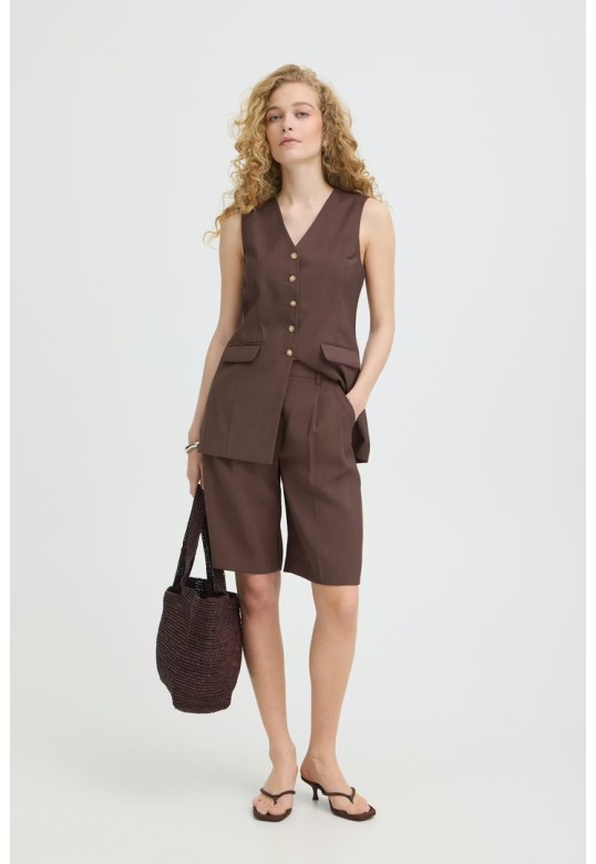 BYESSIE Bermuda shorts French Roast / Brown