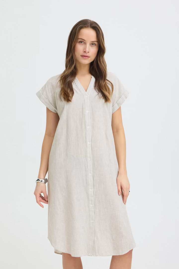 BYIZOLA Dress Vetiver Stripe / Green