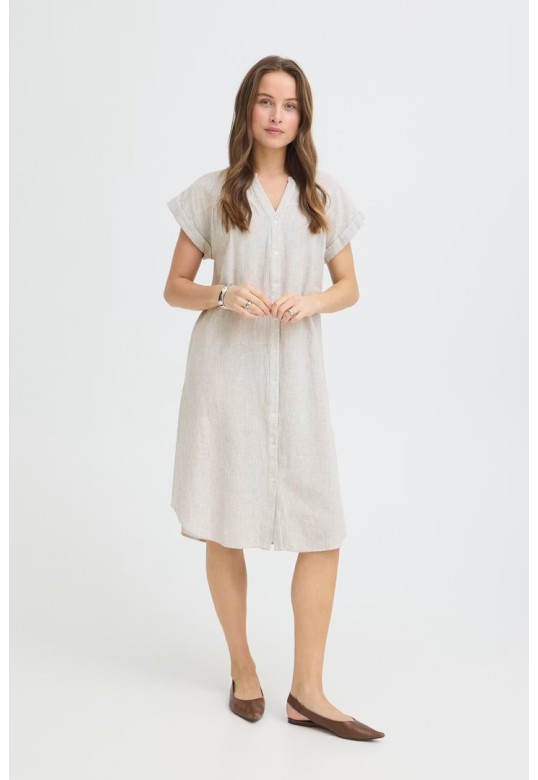 BYIZOLA Dress Vetiver Stripe / Green