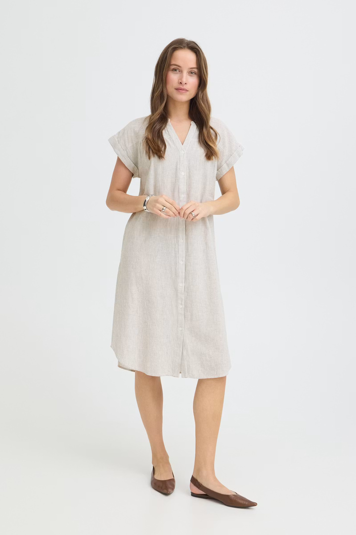 BYIZOLA Dress Vetiver Stripe / Green