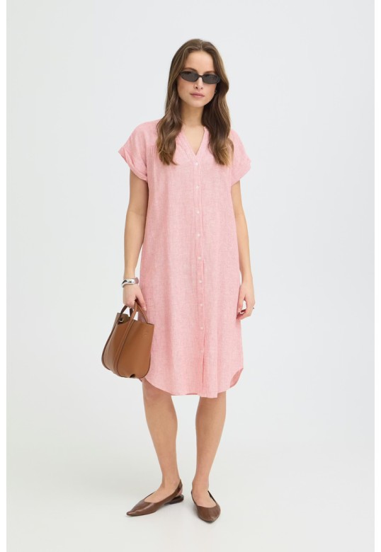 BYIZOLA Dress Molten Lava Stripe / Red