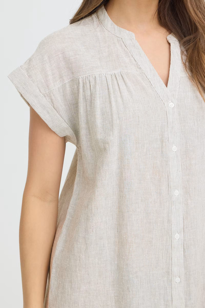 BYIZOLA Dress Vetiver Stripe / Green
