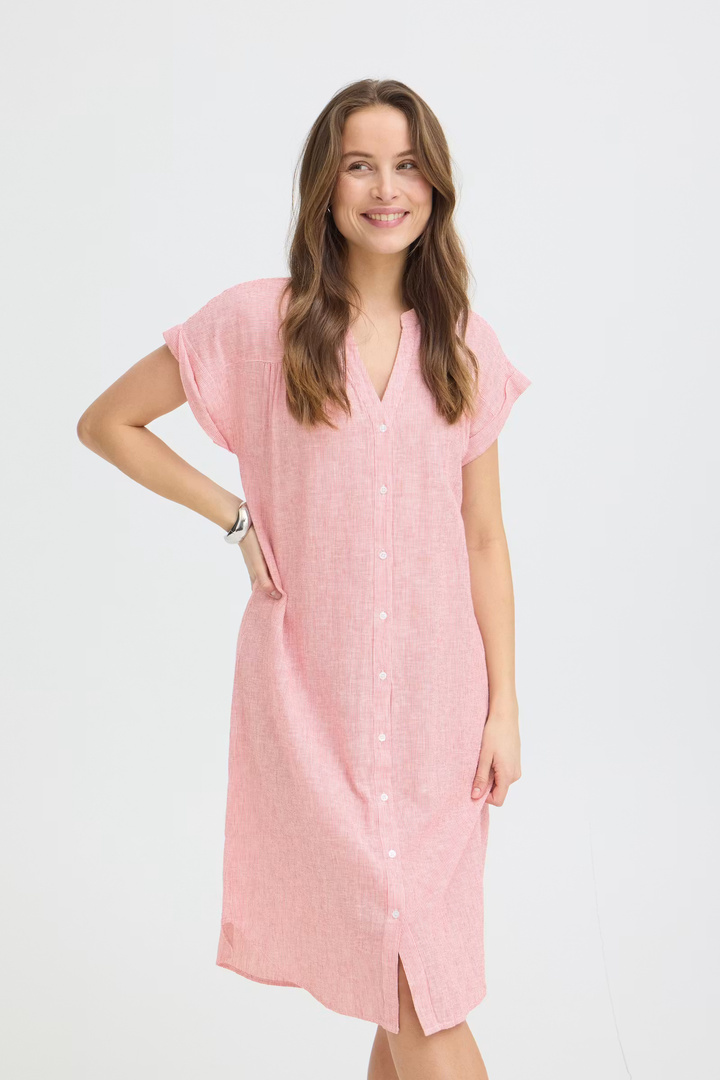 BYIZOLA Dress Molten Lava Stripe / Red