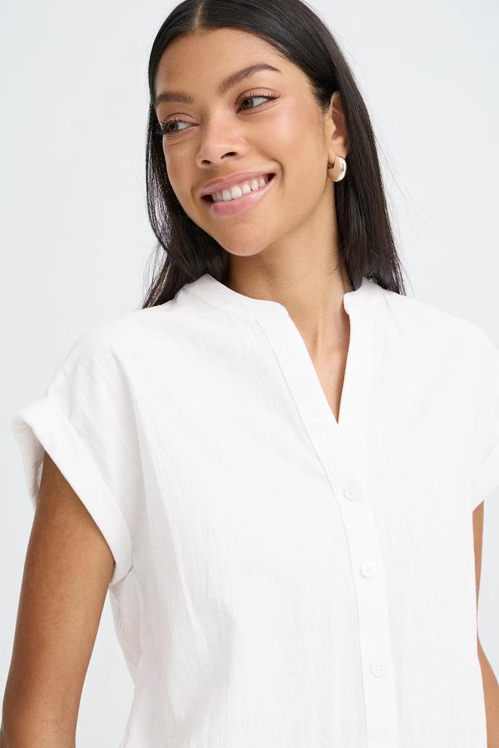 BYELLANA Shirt Optical White