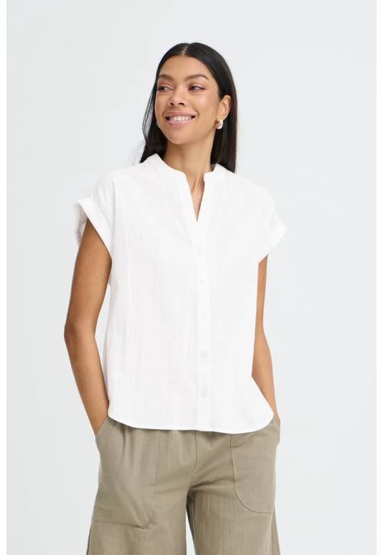 BYELLANA Shirt Optical White