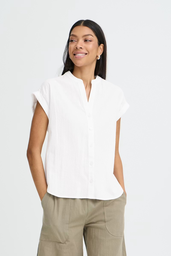 BYELLANA Shirt Optical White