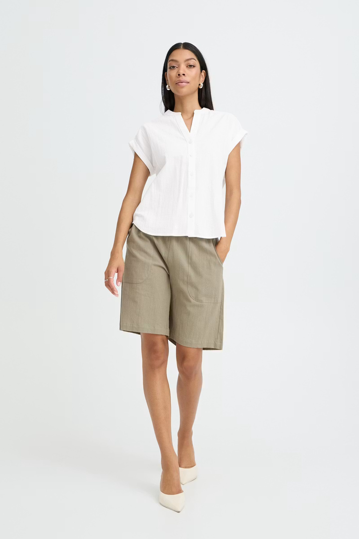 BYELLANA Shirt Optical White