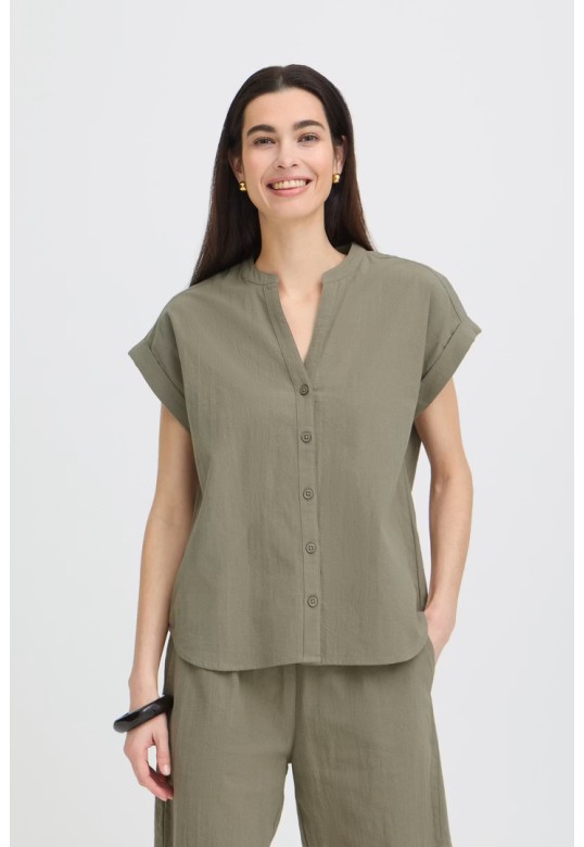 BYELLANA Shirt Vetiver / Green