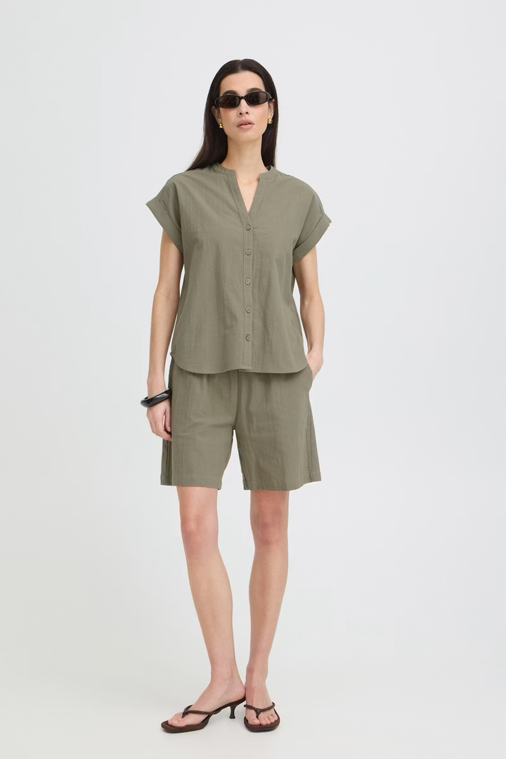 BYELLANA Shirt Vetiver / Green