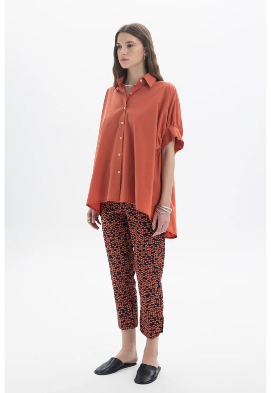 Cropped Printed Pants