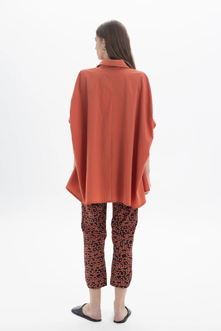 Cropped Printed Pants